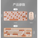 充电蓝牙键盘机械手感静音电脑笔记本女生办公打字无线鼠标套装